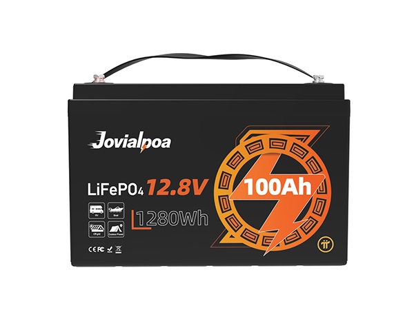 Jovialpoa 12V 100Ah磷酸铁锂电池