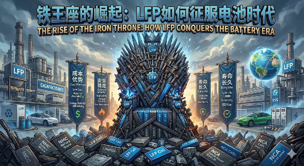 铁王座的崛起：LFP如何征服电池时代